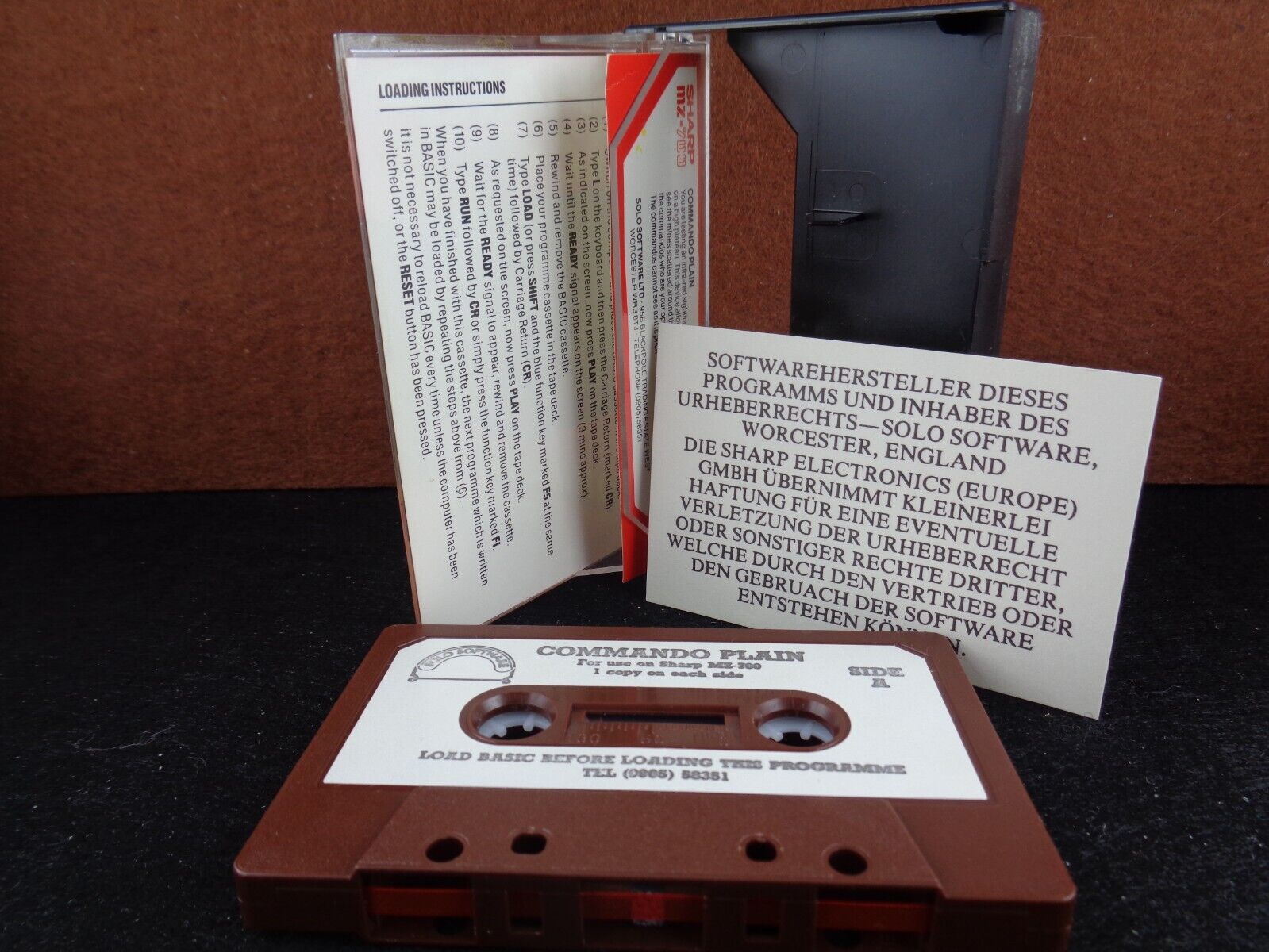 Cassette (front)