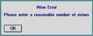 Error message