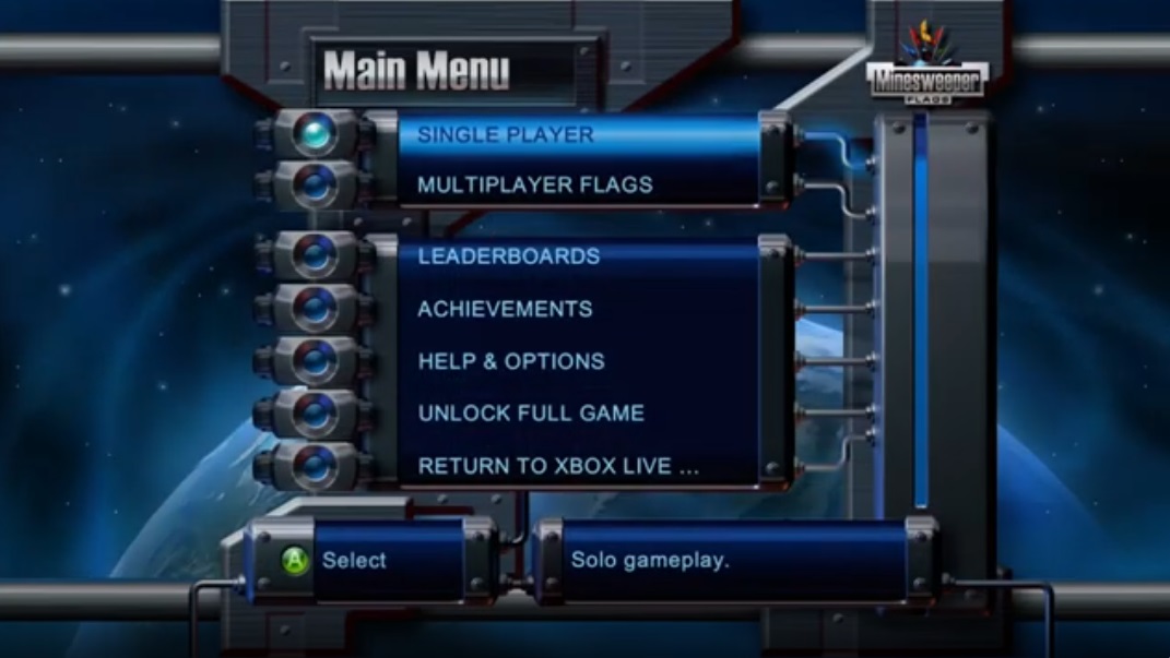 Main menu