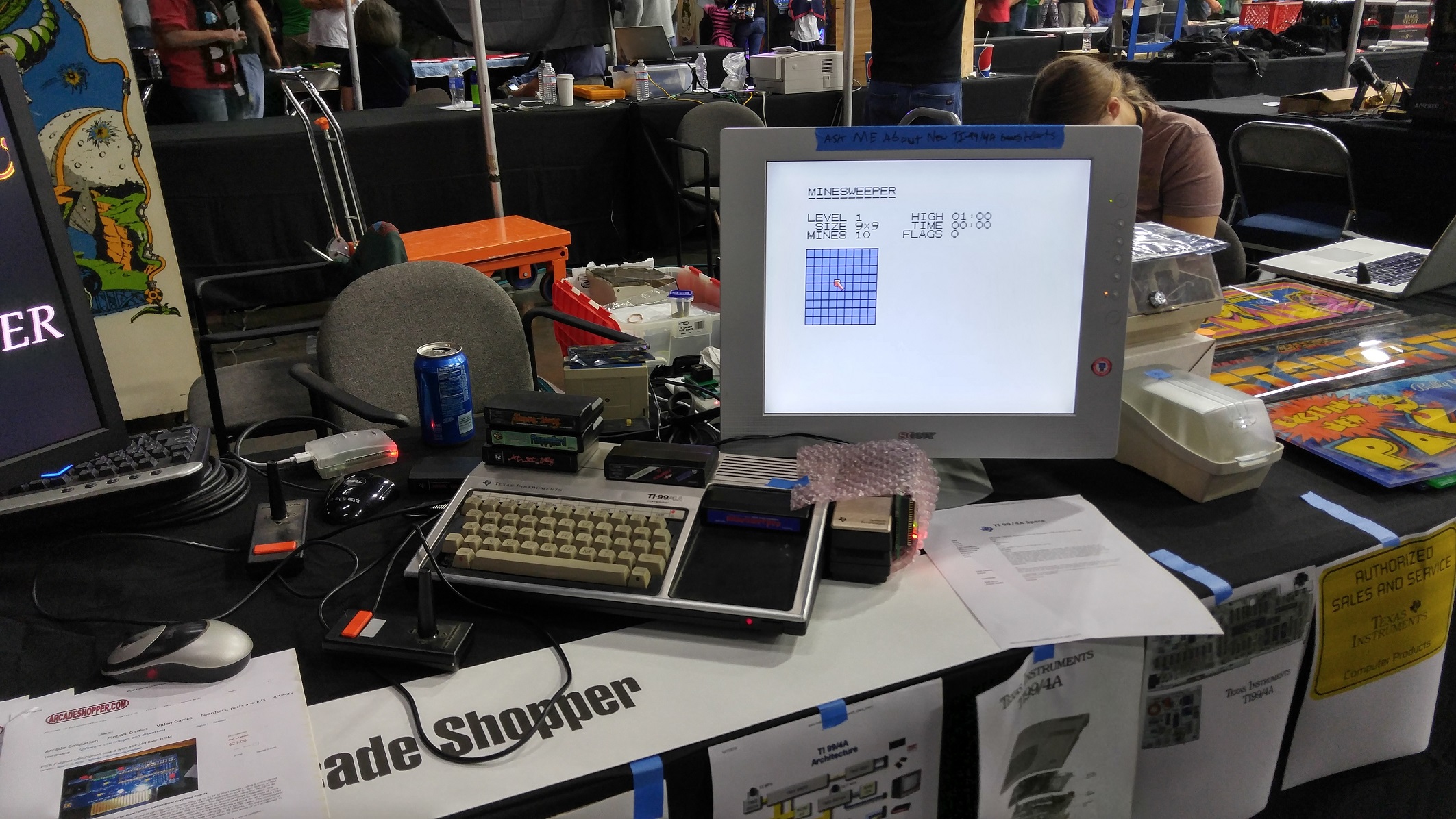 Gameplay at the Portland Retro Gaming Expo